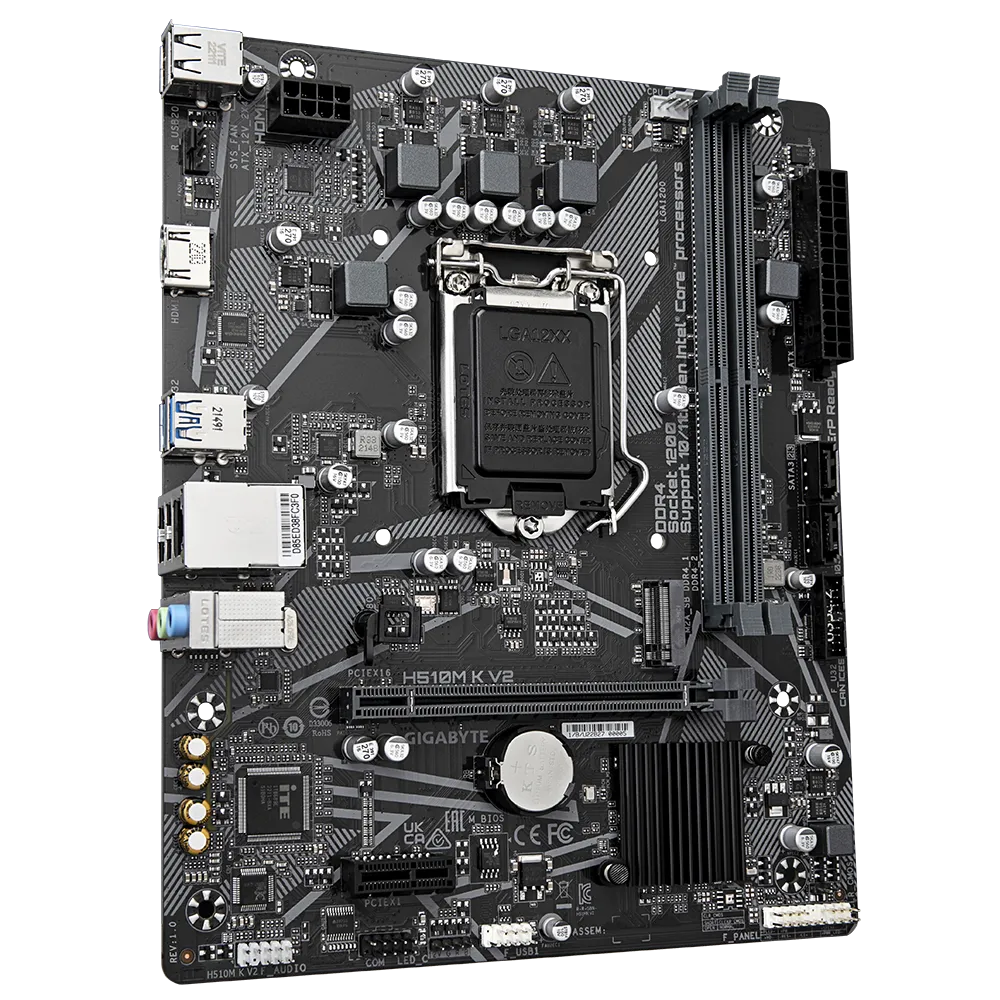 Gigabyte H510M K V2 10th & 11th GEN CPUs Gigabyte H510M K V2 10th & 11th GEN CPUs